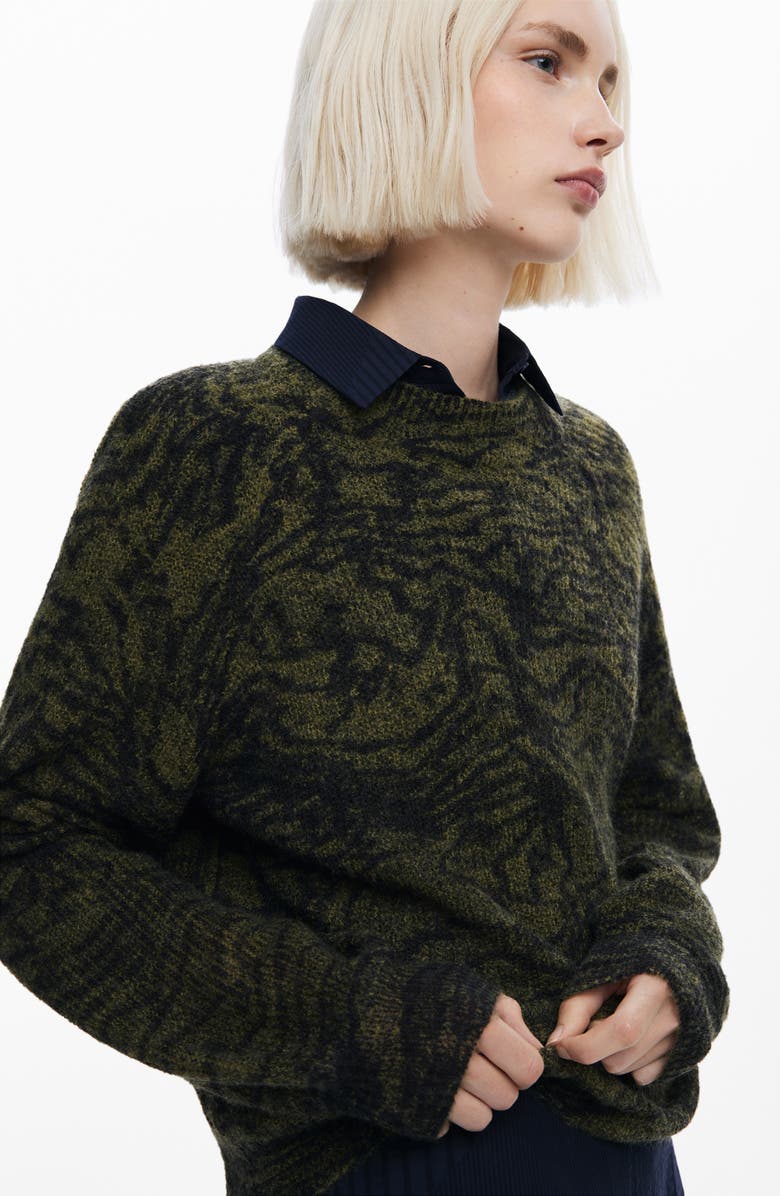 Desigual Brampton Crewneck Sweater, Alternate, color, 