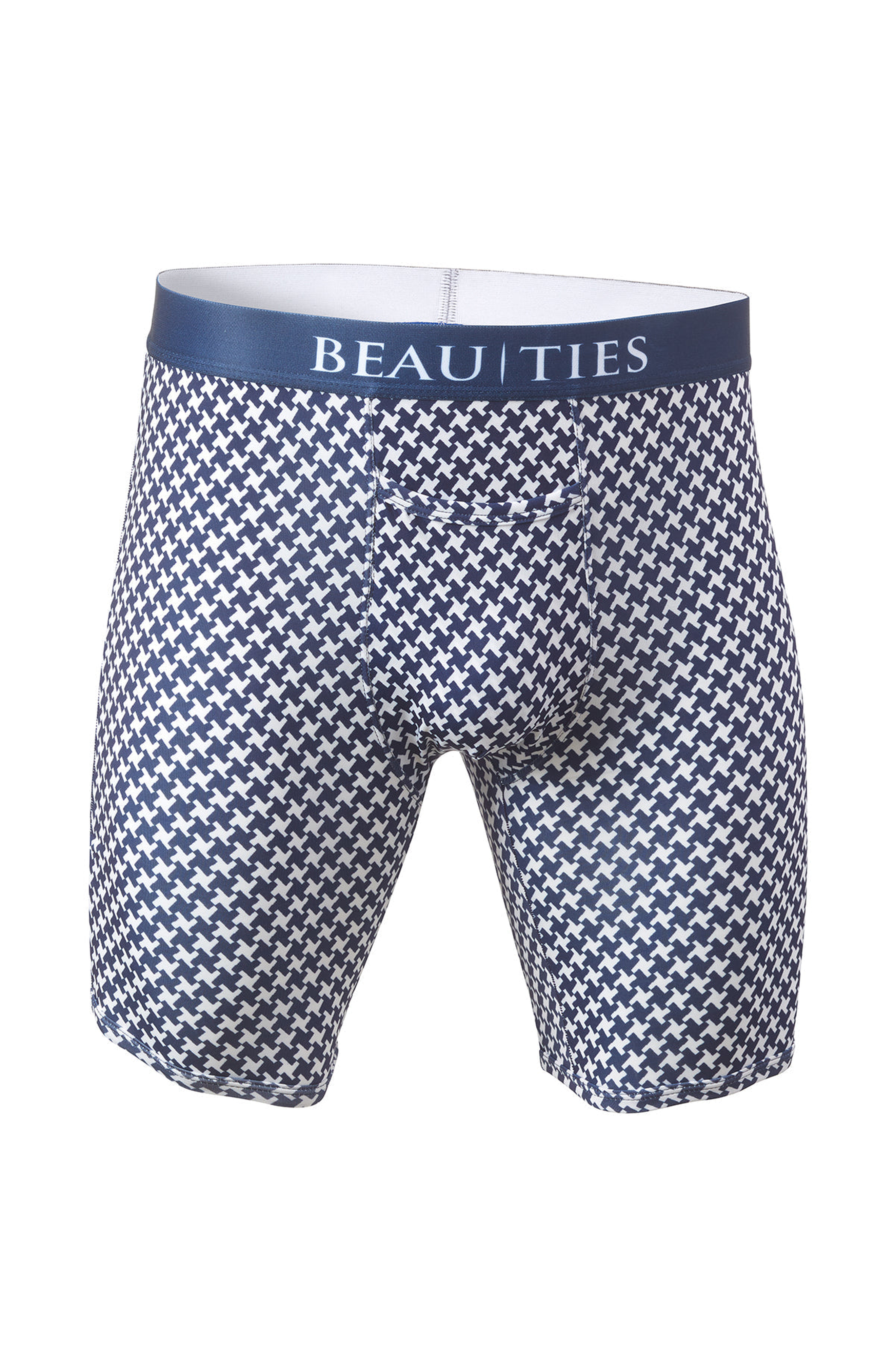 selected Houndstooth Navy