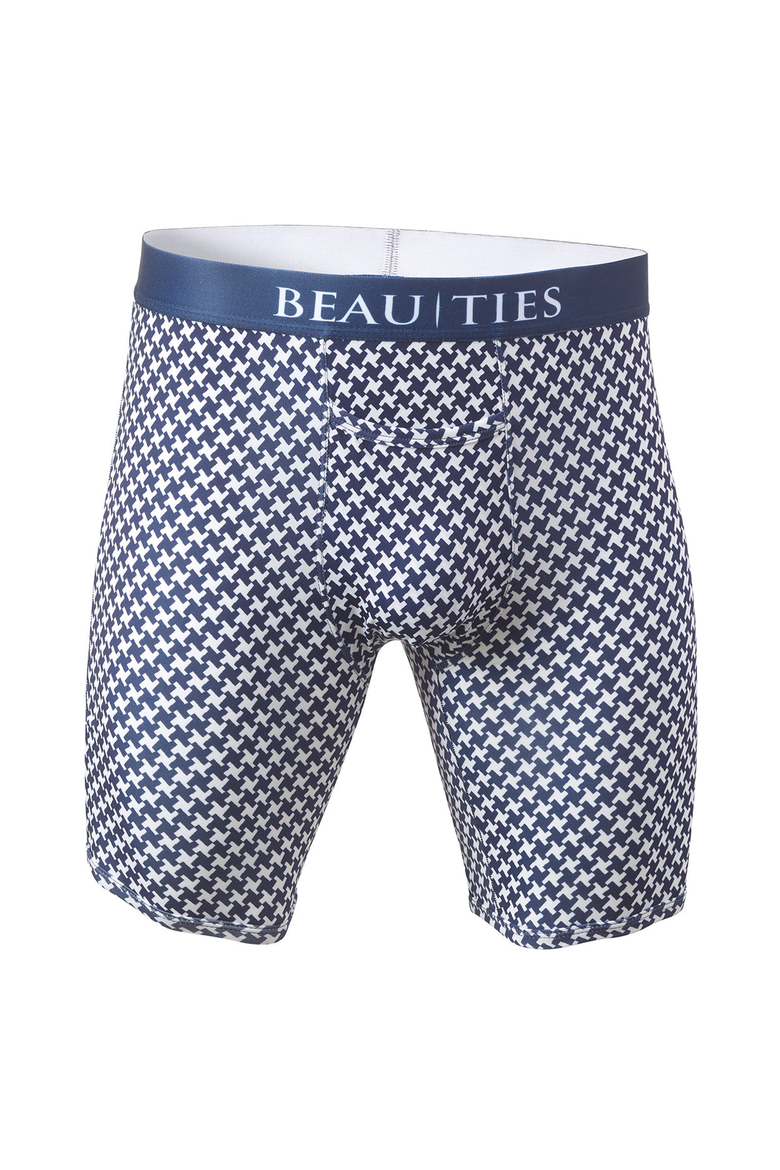 Athletic Boxers, Main, color, Houndstooth Navy