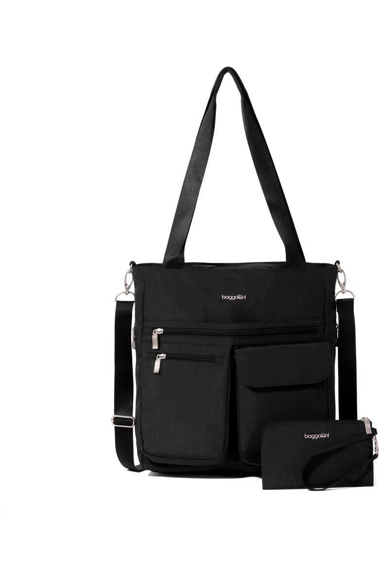 BAGGALLINI Modern Everywhere Tote, Main, color, Black