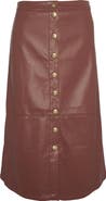 Barbour Alberta Faux Leather Skirt