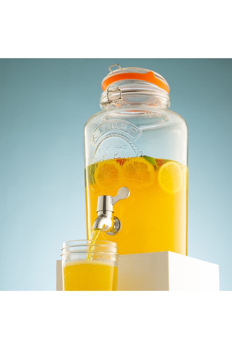 2.1 Gallon Drink Dispenser, Alternate, color, Clear