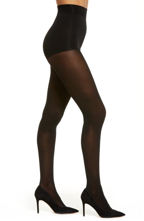 Soft Suede Control Top Tights