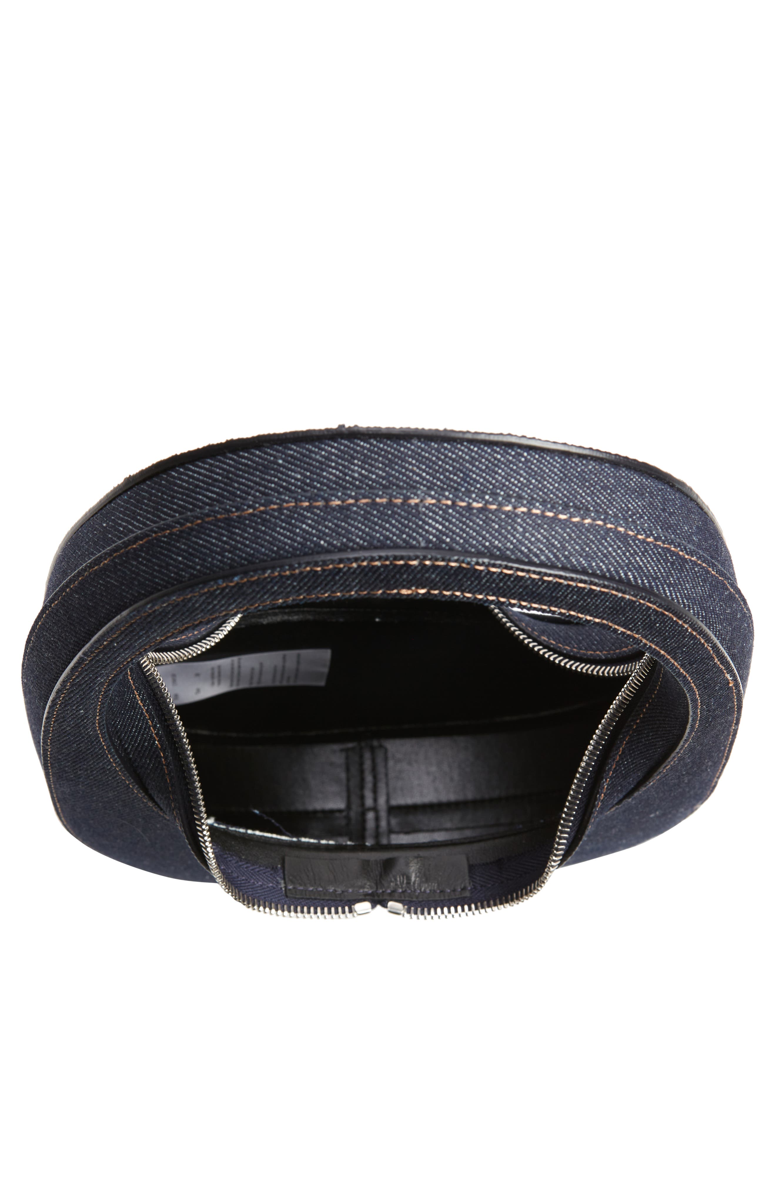 Swipe Denim Top Handle Bag, Alternate, color, DARK NAVY