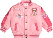 Huxbaby Cherry Varsity Bomber Jacket