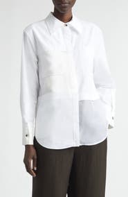 Jason Wu Collection Collage Zip-Up Shirt