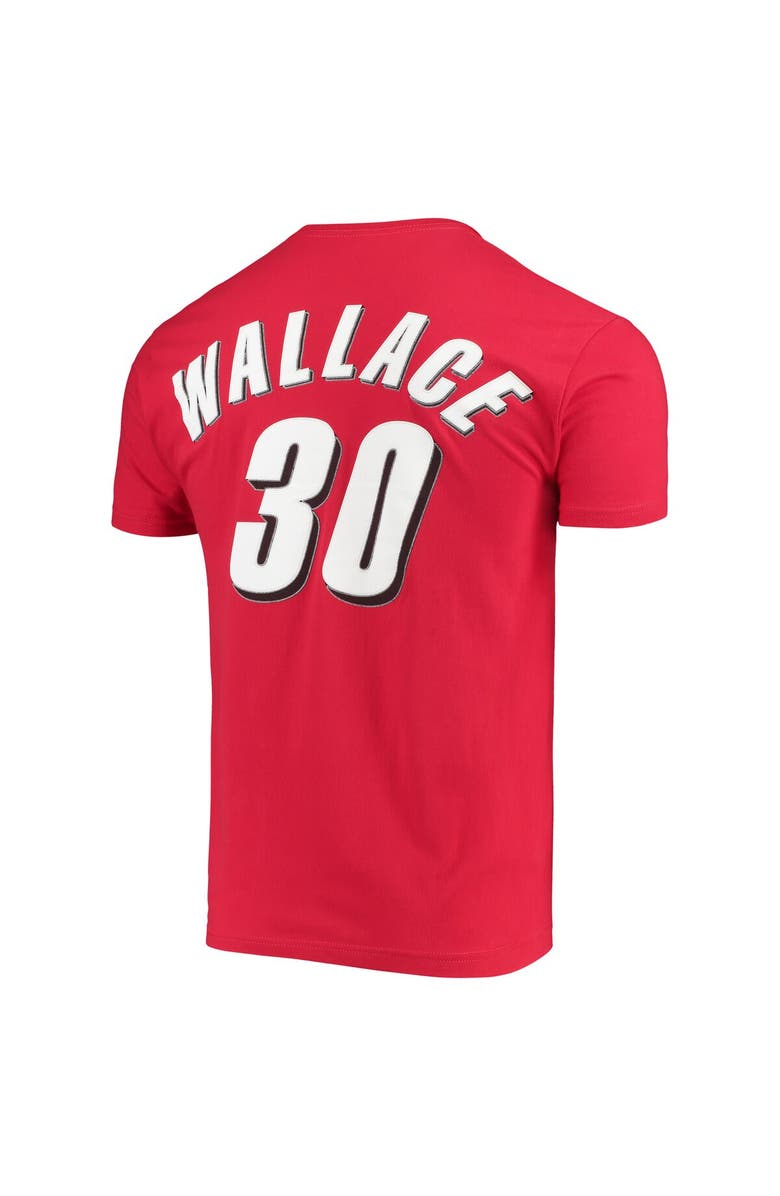 Mitchell & Ness Men's Mitchell & Ness Rasheed Wallace Red Portland Trail Blazers Hardwood Classics Player Name & Number T-Shirt, Alternate, color, 