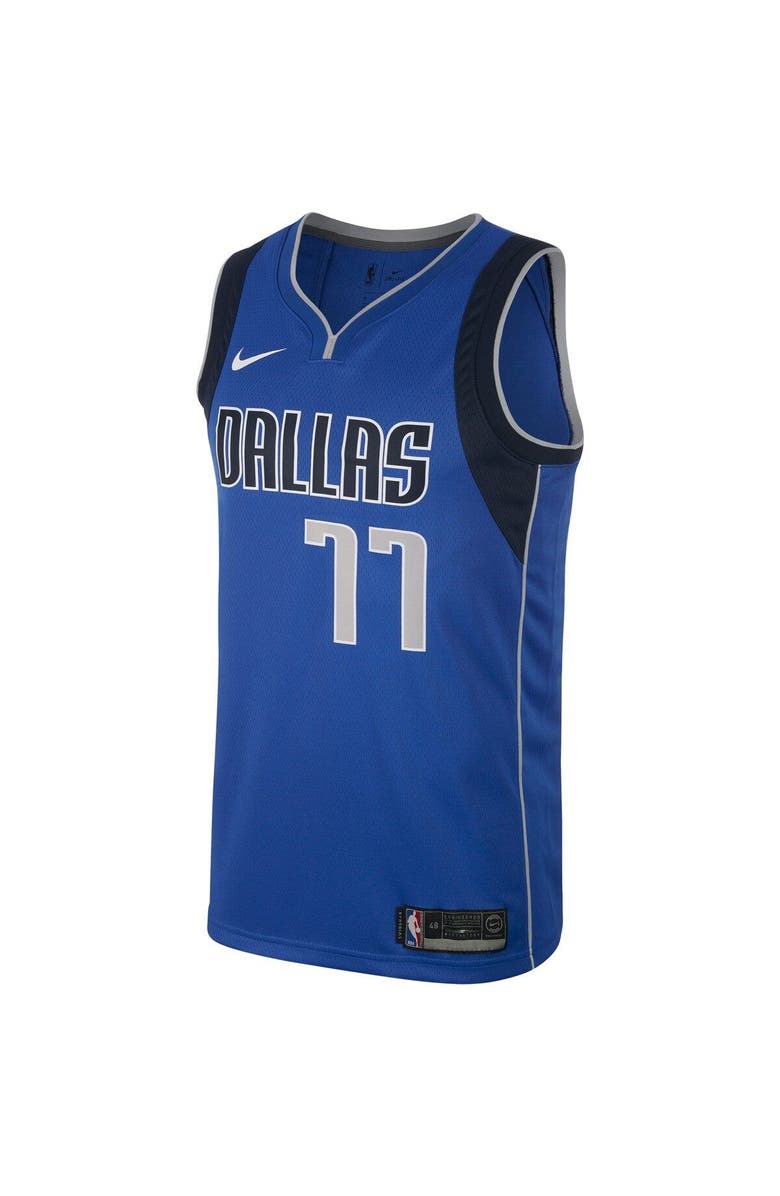 Nike Men's Nike Luka Doncic Royal Dallas Mavericks Swingman Jersey, Alternate, color, 