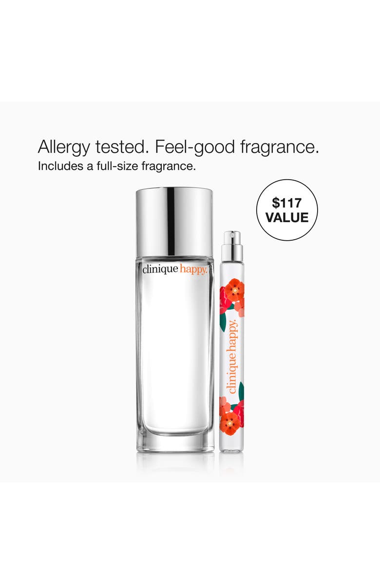 Clinique Happy<sup>™</sup> Eau de Parfum Anywhere Fragrance Gift Set $117 Value, Alternate, color, 