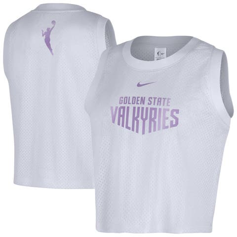 Women's Nike  White Golden State Valkyries Mesh Tank Top