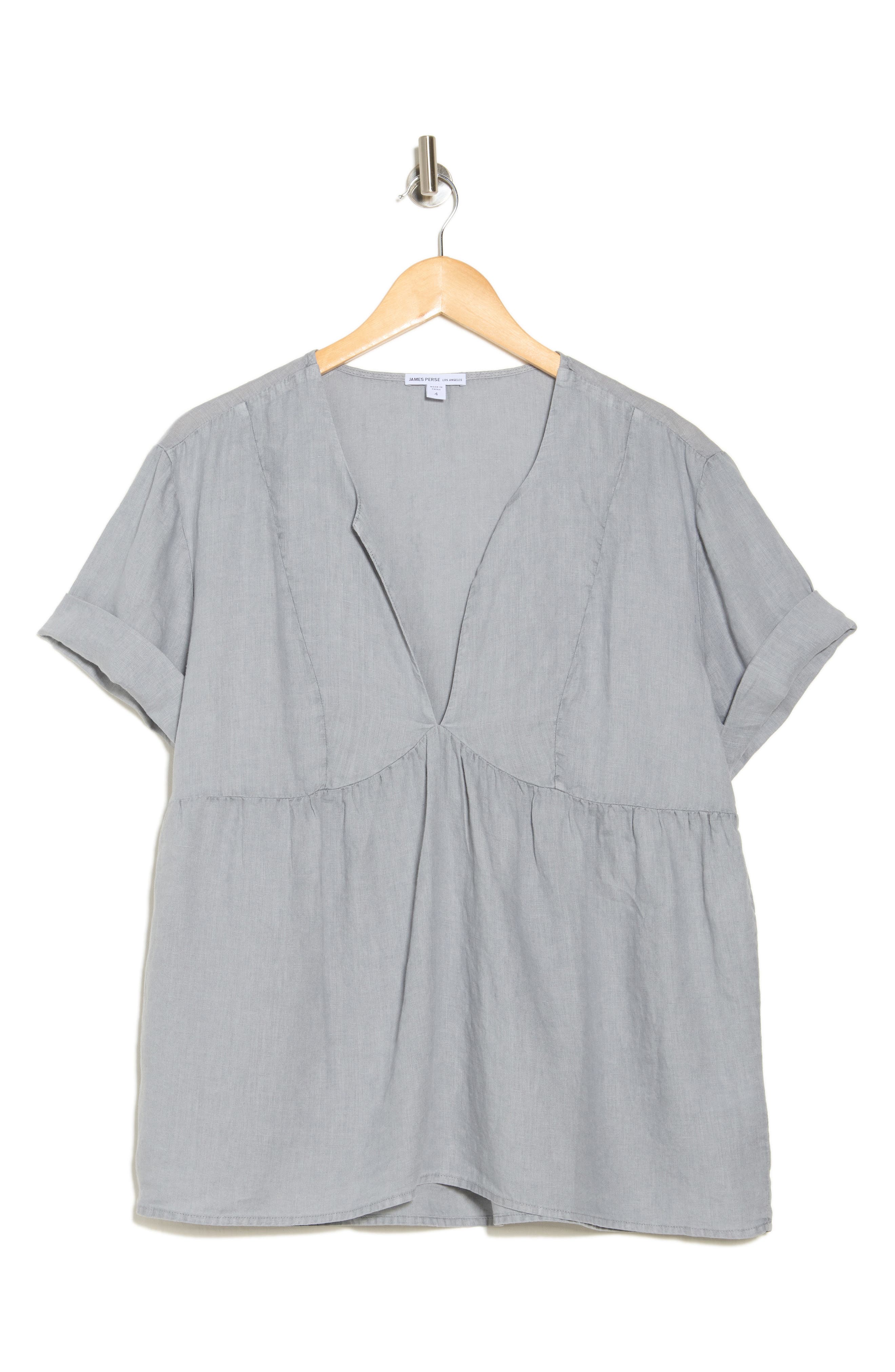 James Perse Dolman Sleeve Linen Top
