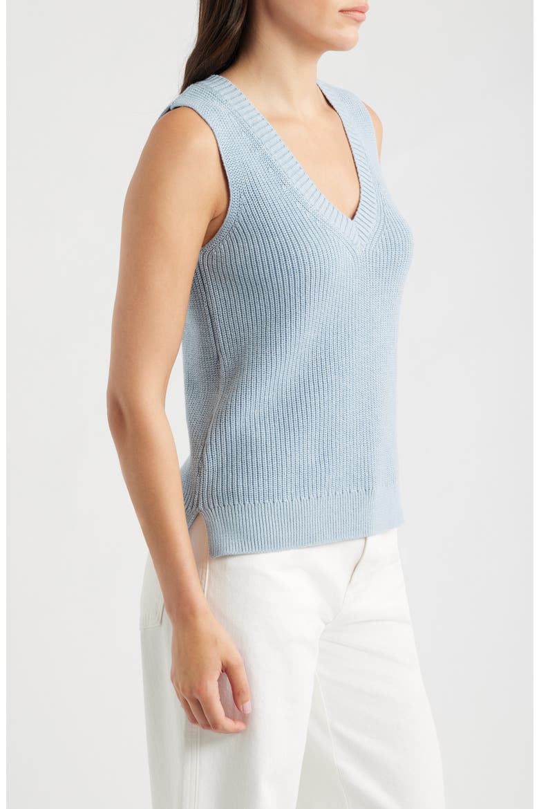 Lookout Point Knit Vest, Alternate, color, BLUE FOG