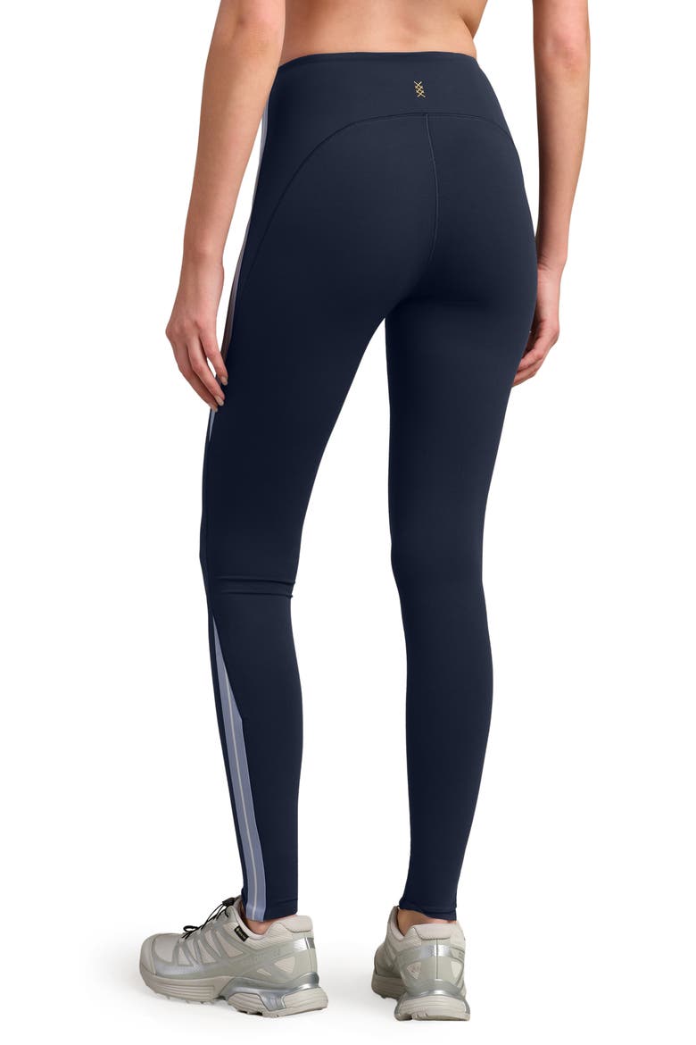 Retro Revive Side Stripe Leggings, Alternate, color, NAVY BLUE
