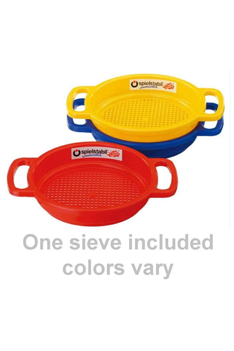 Large Sand Sieve Toy (Made in Germany) - Sold Individually - Colors Vary, Alternate, color, Multi