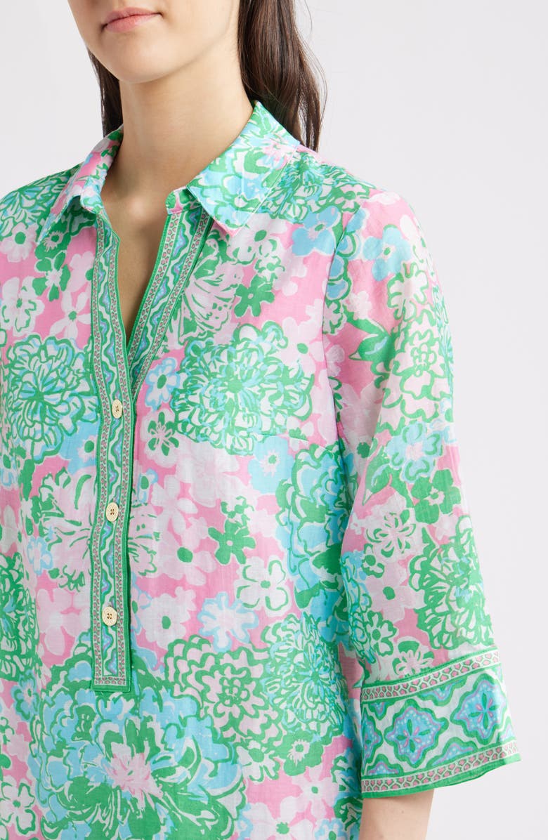 Lilly Pulitzer<sup>®</sup> Daphne Floral Border Print Tunic Dress, Alternate, color, 