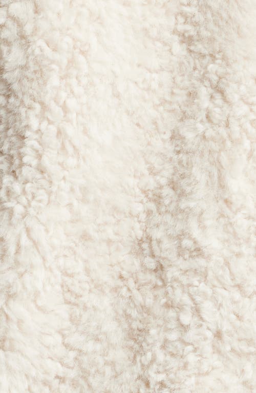 SAM EDELMAN SAM EDELMAN SHAWL COLLAR FAUX SHEARLING COAT