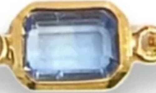 Macrae & Co . Colorful Crystal Anklet In Gold