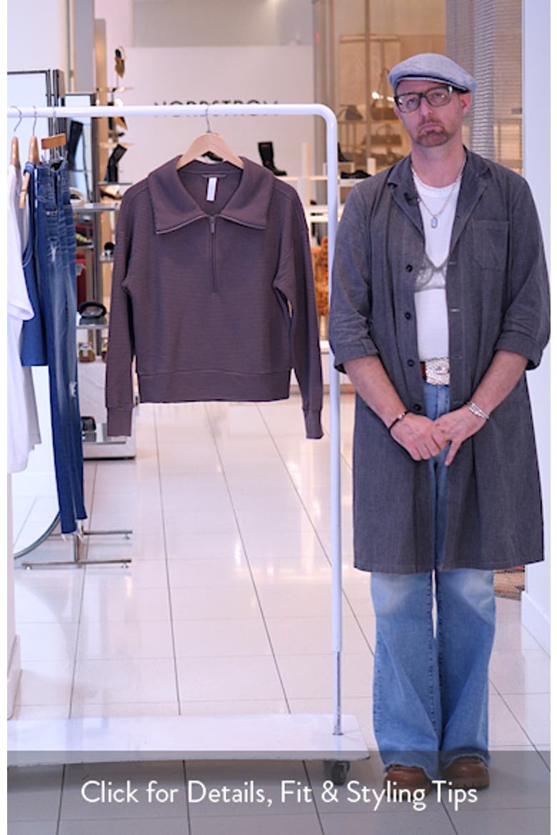 Ottoman Half Zip Pullover video