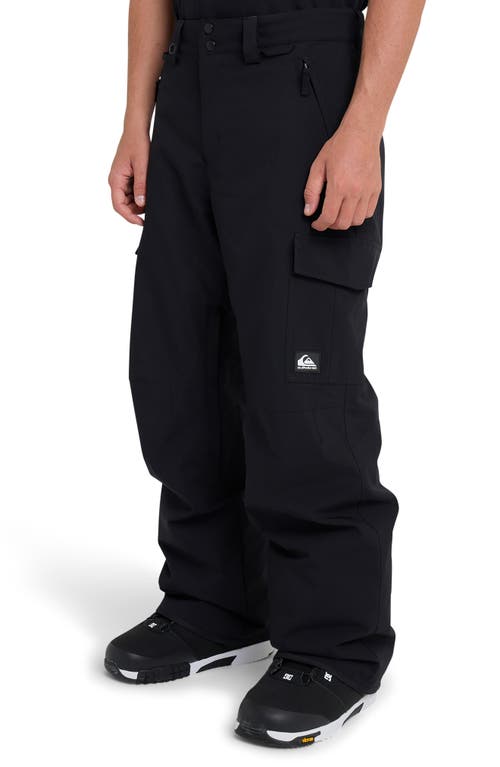 Quiksilver Porter Waterproof Snow Pants In Black