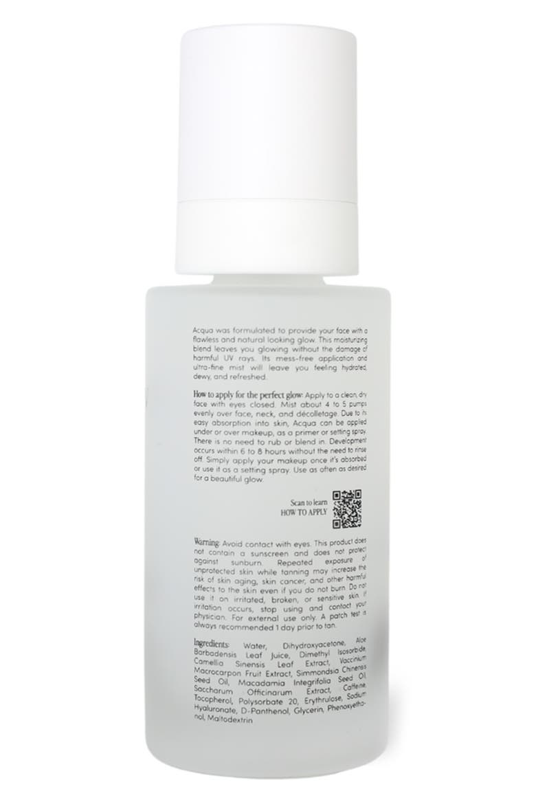 Acqua Hydrating Mist Self-Tanning Water, Alternate, color, NO COLOR