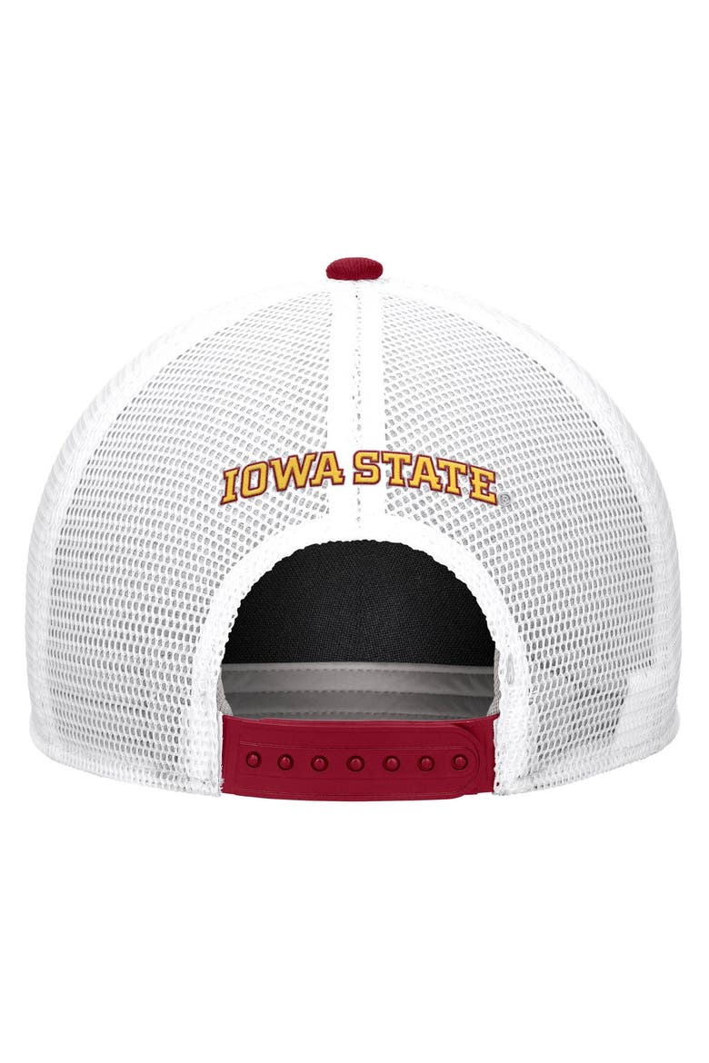 Men's Nike Cardinal Iowa State Cyclones 2026 On-Field Rope Adjustable Trucker Hat, Alternate, color, Cardinal