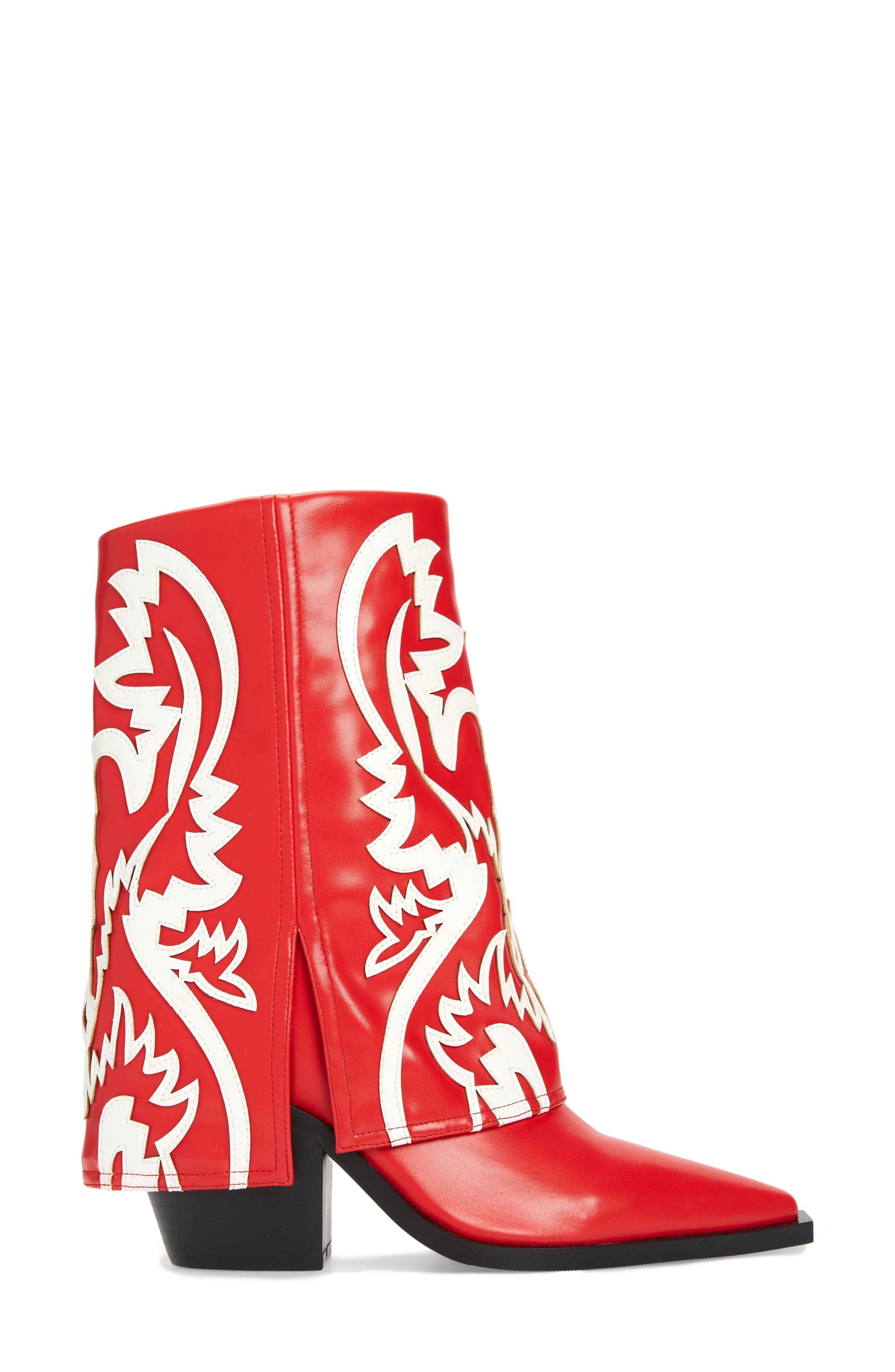 AZALEA WANG Esperanza Faux Leather Boot, Alternate, color, 