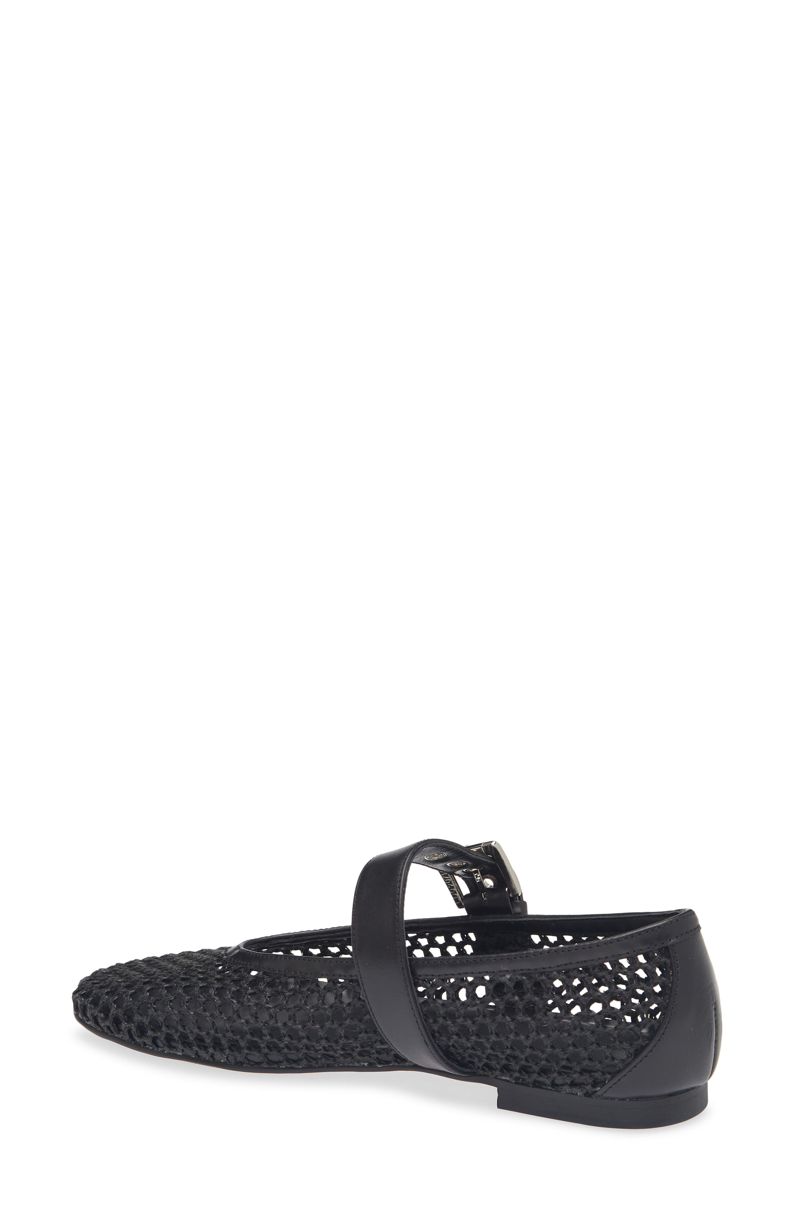 Carla Mary Jane Flat, Alternate, color, BLACK BRAID