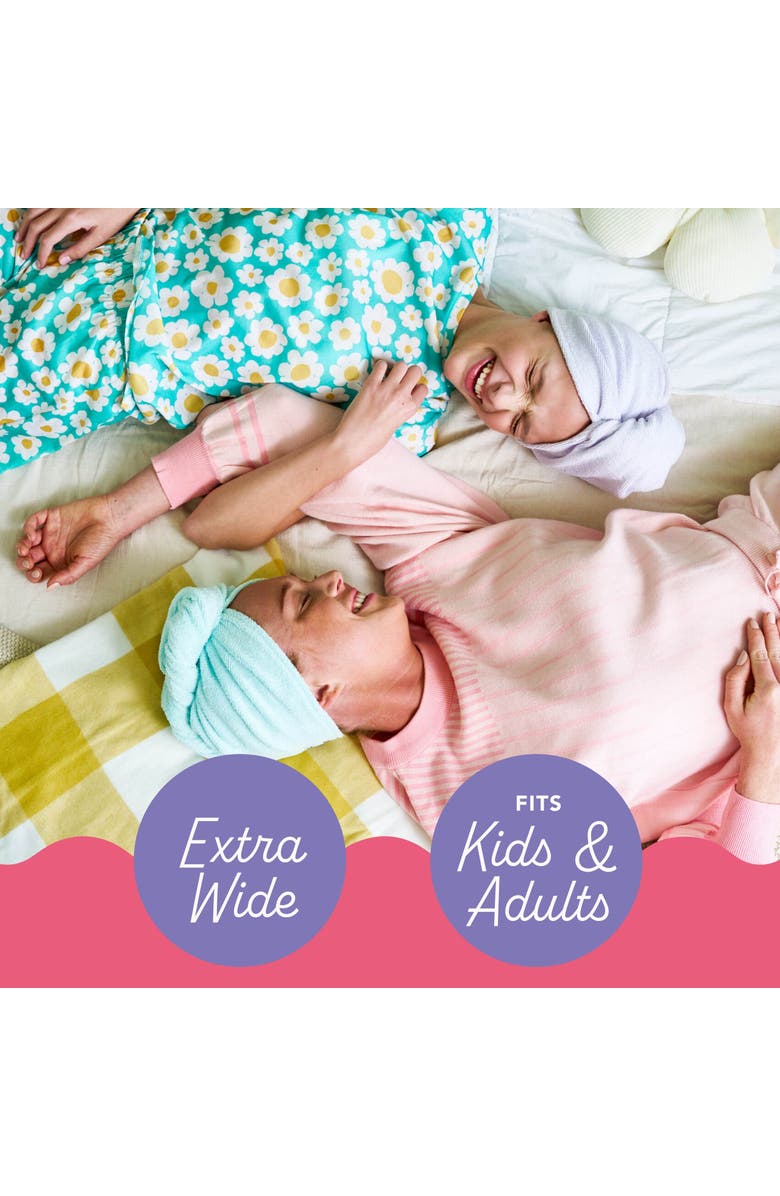 TURBIE TWIST 4 Pack Turbie Band, Extra Wide Cotton Headbands, Alternate, color, Berry Lovely