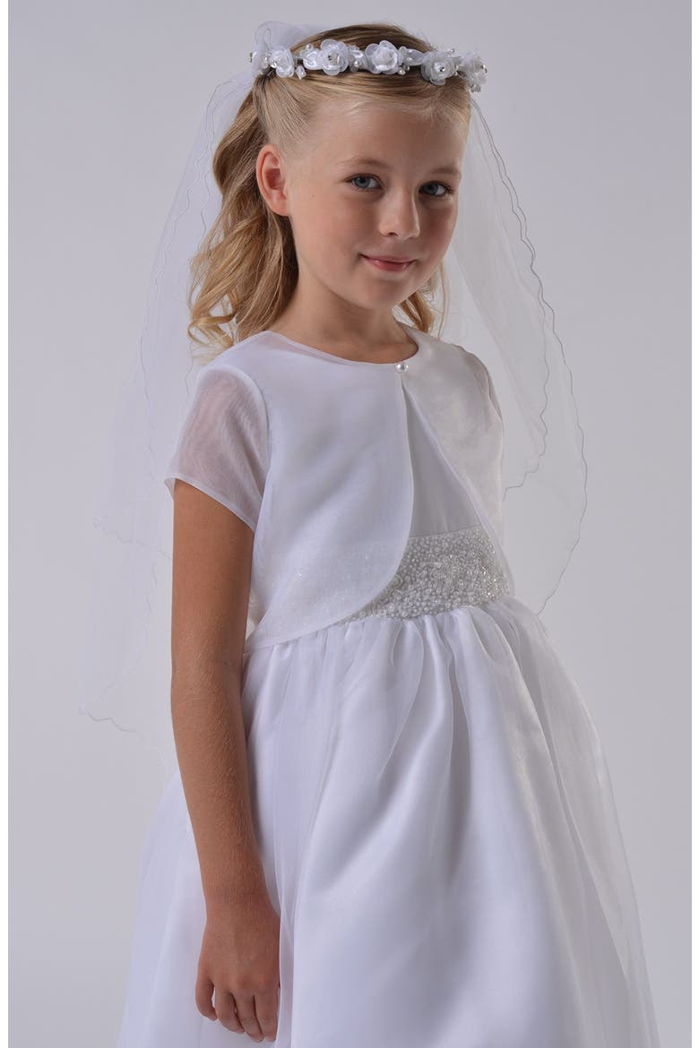 Communion Bolero, Main, color, WHITE