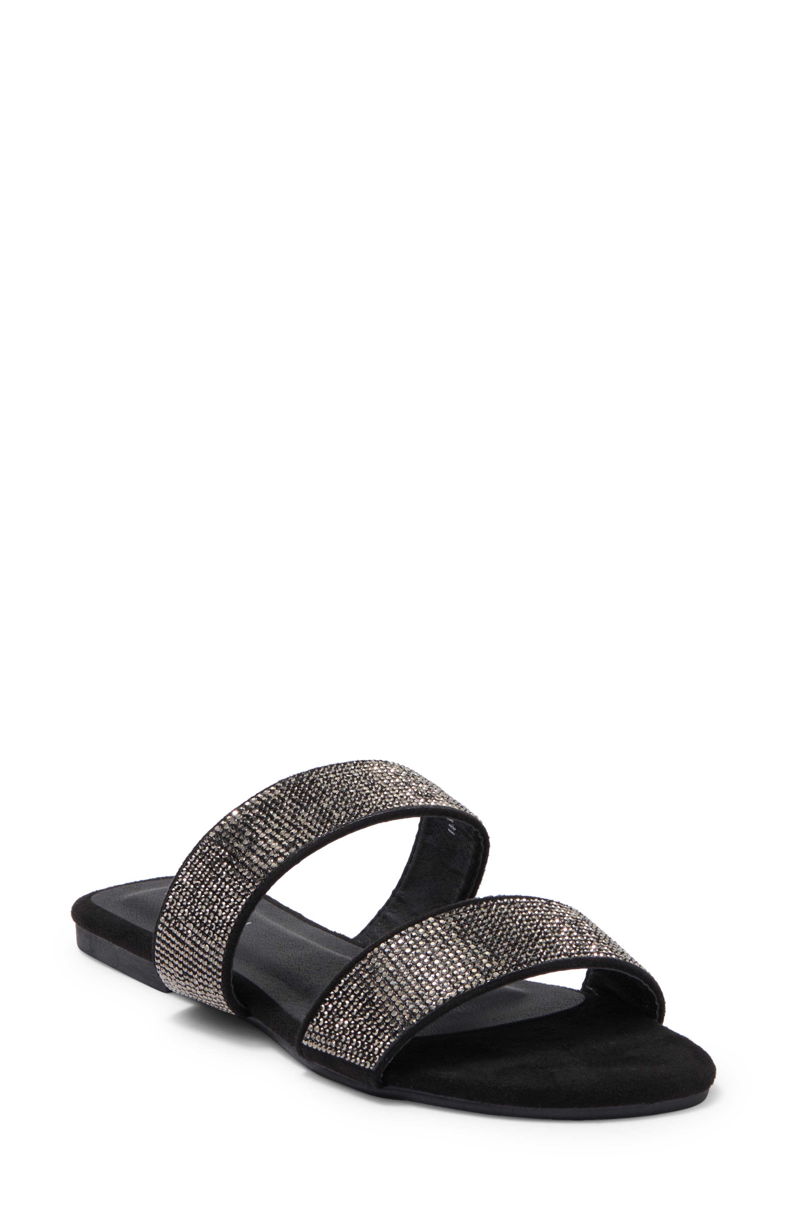 TOP GUY SHOES Embellished Slip-On Sandal, Main, color, 