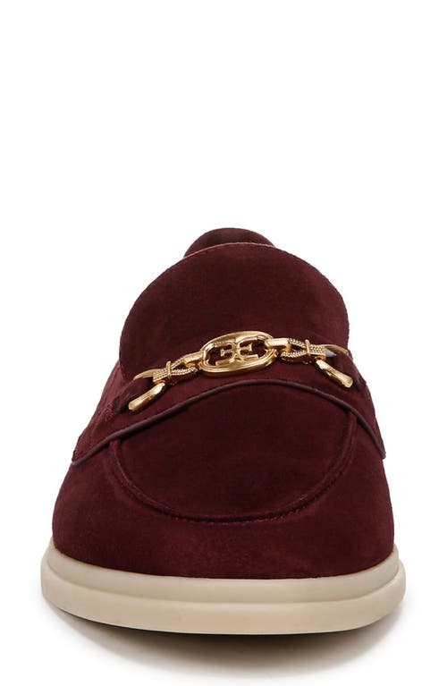 Sam Edelman Kyana Bit Loafer Parsian Plum Suede In Purple