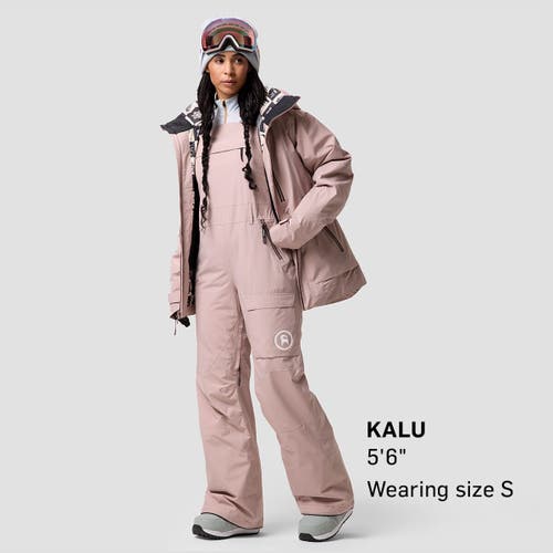 Backcountry Crestcruiser Insulated Bib In Neutral