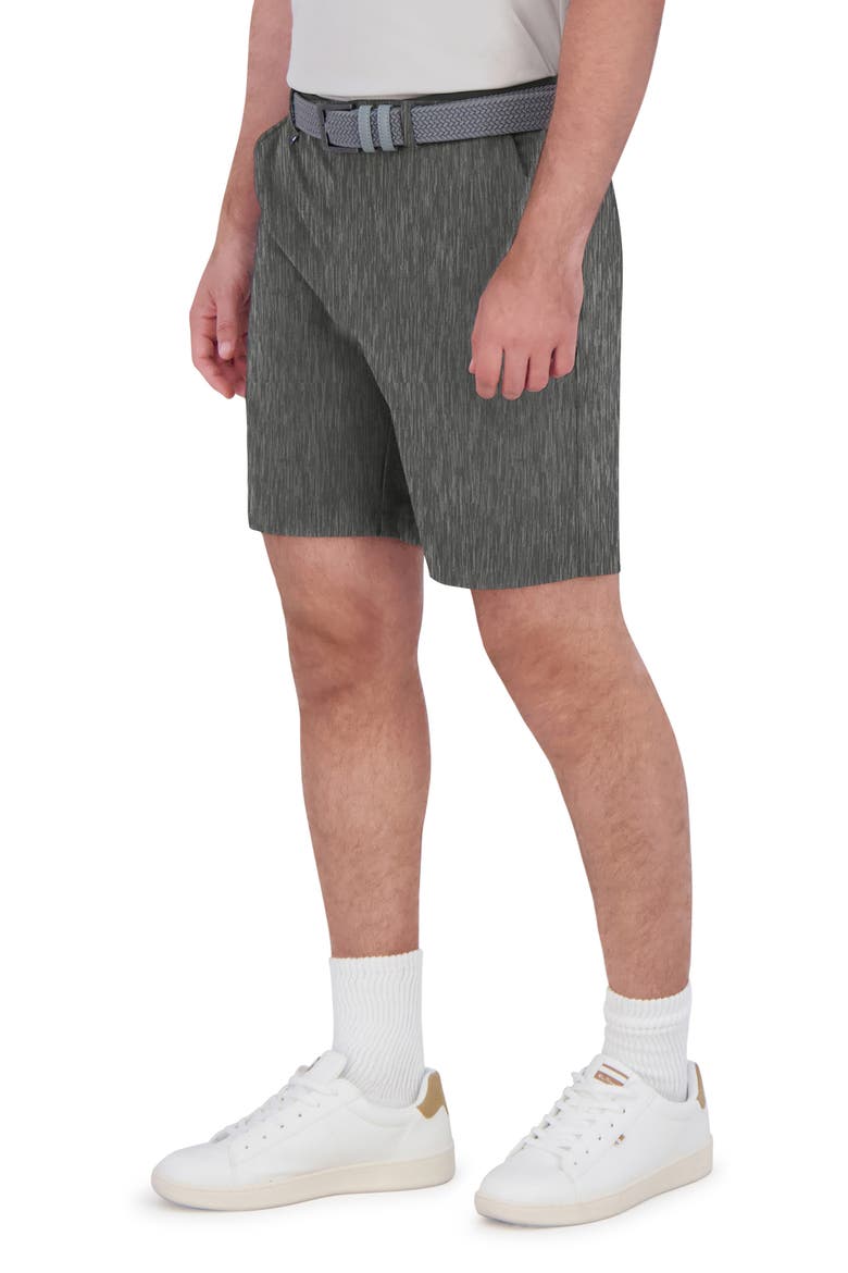 Melange Performance Shorts, Alternate, color, DARK GREY