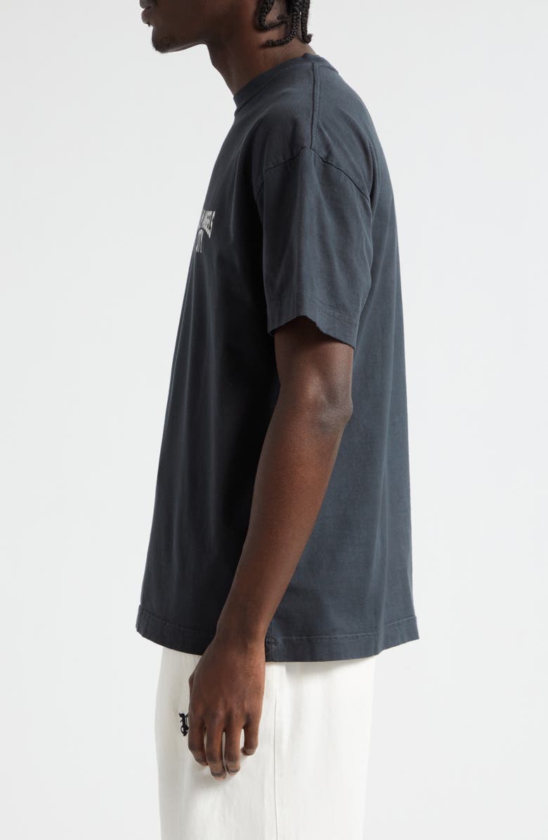 Palm Angels Cotton Logo Graphic T-Shirt, Alternate, color, 