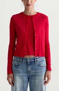 AG Edden Cotton Pointelle Cardigan