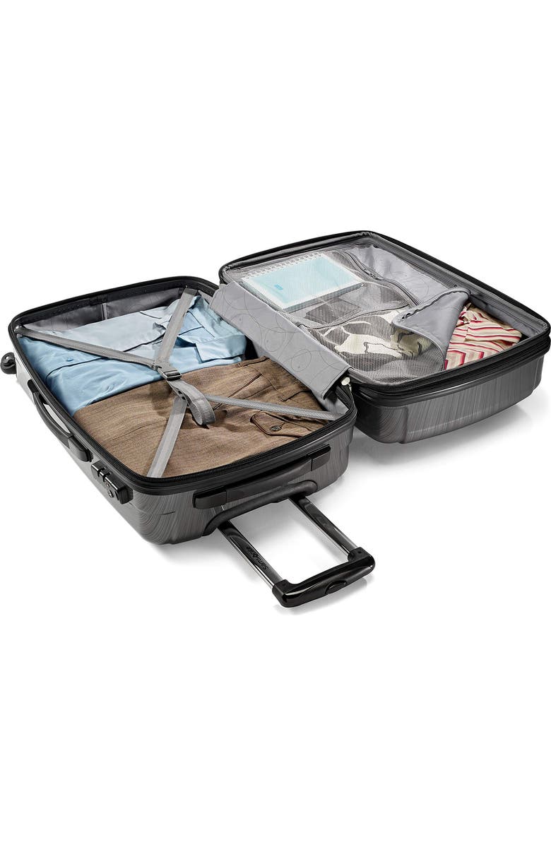 Samsonite Winfield 2 (20/28) 2-Piece Set Hardside Expandable Luggage with Spinner Wheels, Alternate, color, Charcoal