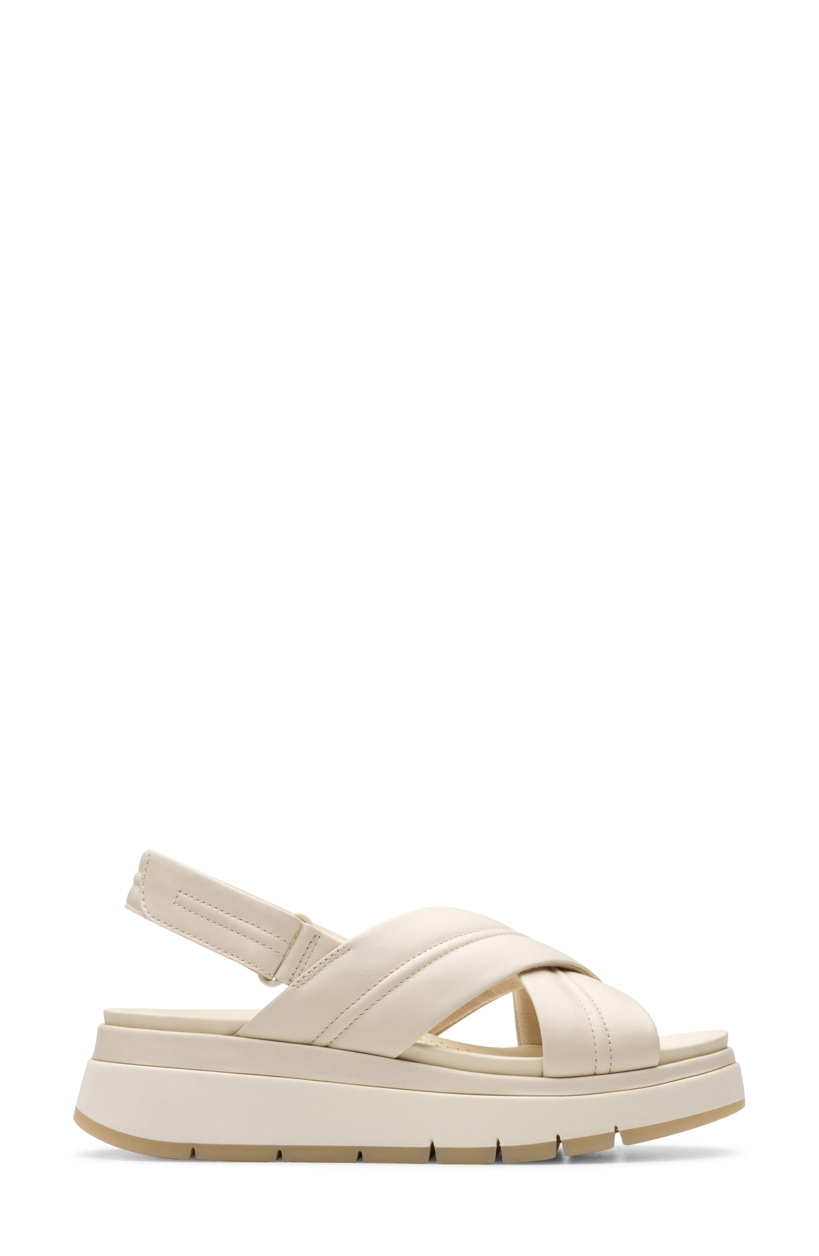 Tuscan Crisscross Slingback Sandal, Alternate, color, CREAM LEATHER