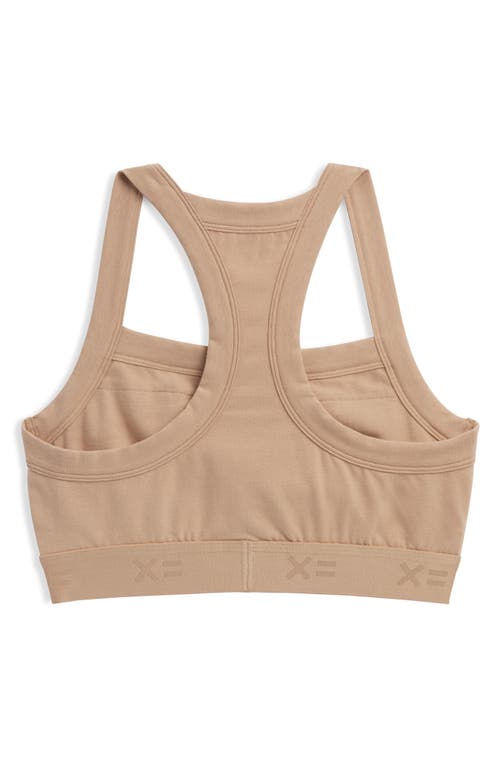 Tomboyx Scoop Soft Stretch Cotton Bralette In Brown