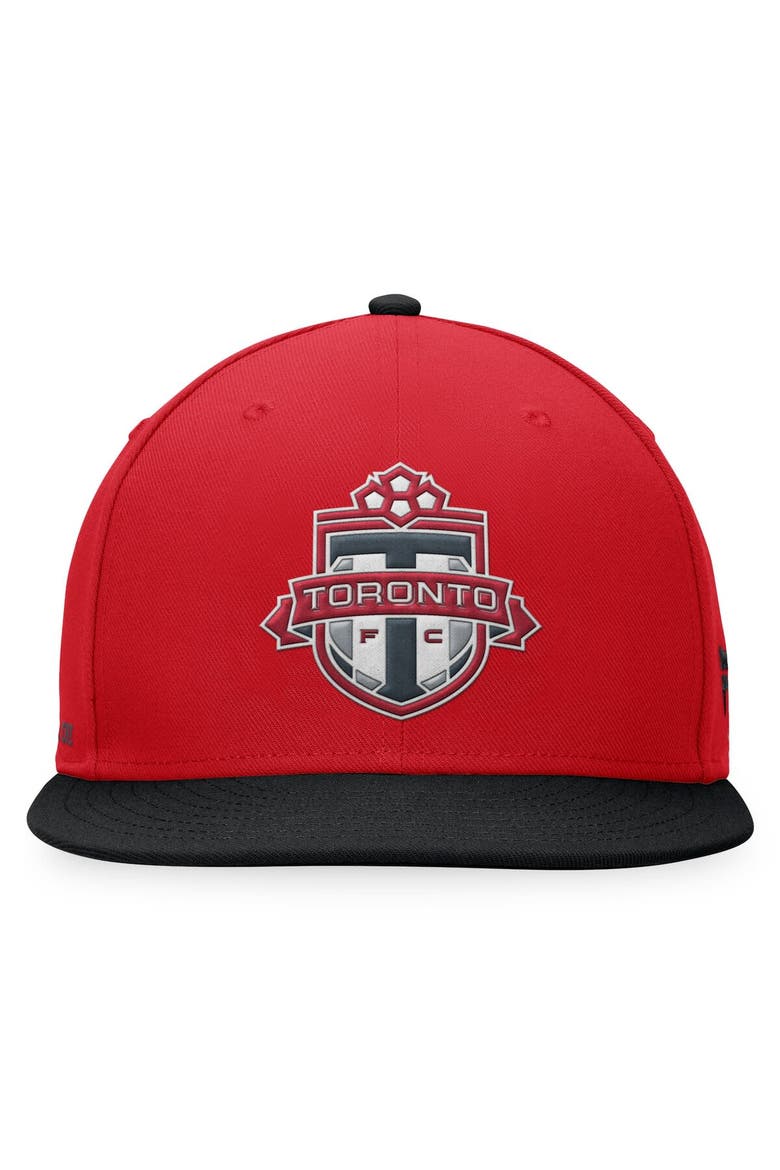 Men's Fanatics Branded Red/Black Toronto FC Downtown Snapback Hat, Alternate, color, Red