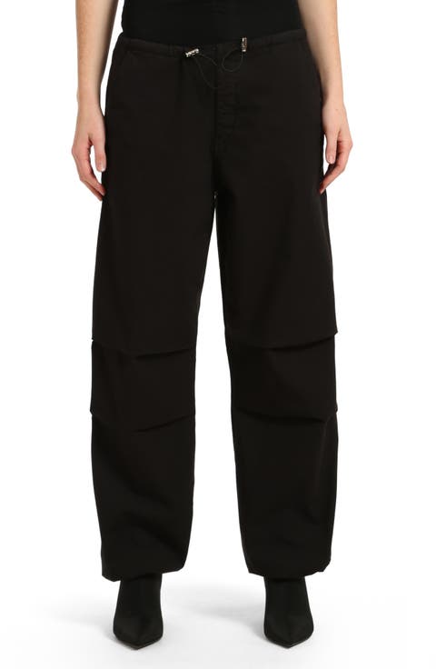 Hill Toggle Waist Wide Leg Cargo Pants