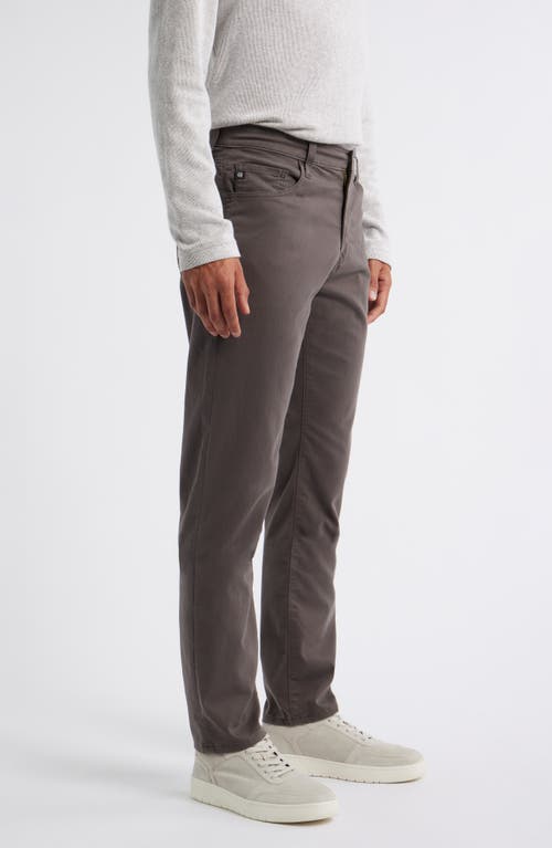 Ag Tellis Airluxe™ Commuter Performance Sateen Slim Fit Pants In Brown