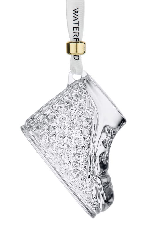 Waterford 2025 Baby's First Boot Crystal Ornament In Transparent