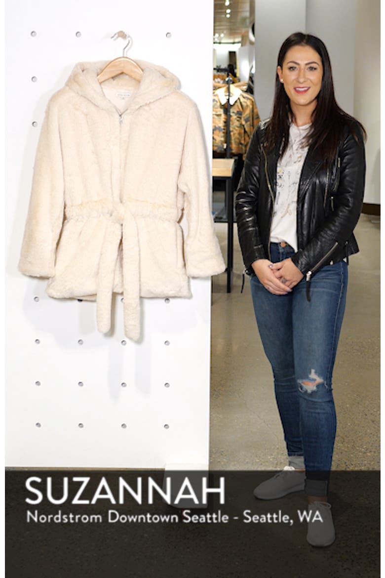 Faux Fur Hooded Jacket video