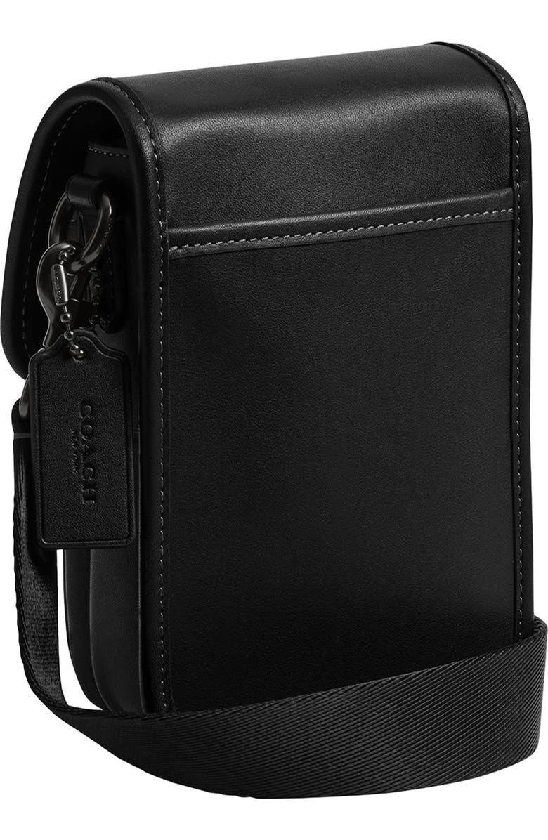 COACH League Leather Phone Crossbody Bag, Alternate, color,