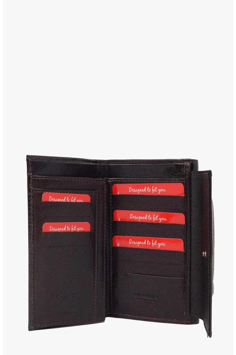 Honor Leather Wallet 221, Alternate, color, Brown
