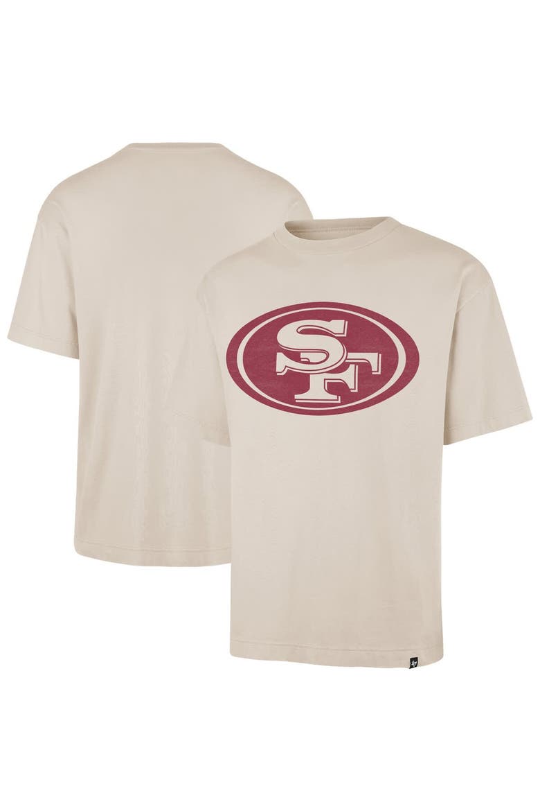 Men's '47 Tan San Francisco 49ers Bouldering Imprint Ravine Foundation T-Shirt, Main, color, Tan