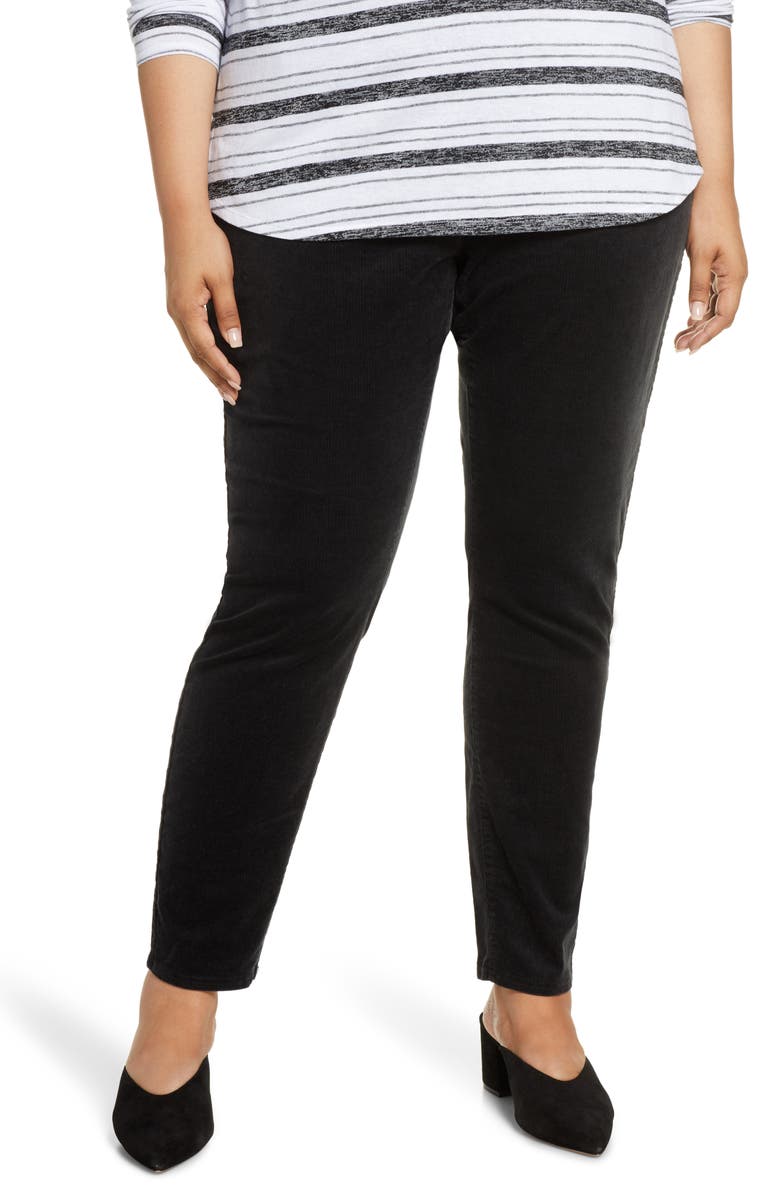 Eileen Fisher Organic Cotton Blend Denim Leggings, Main, color, 