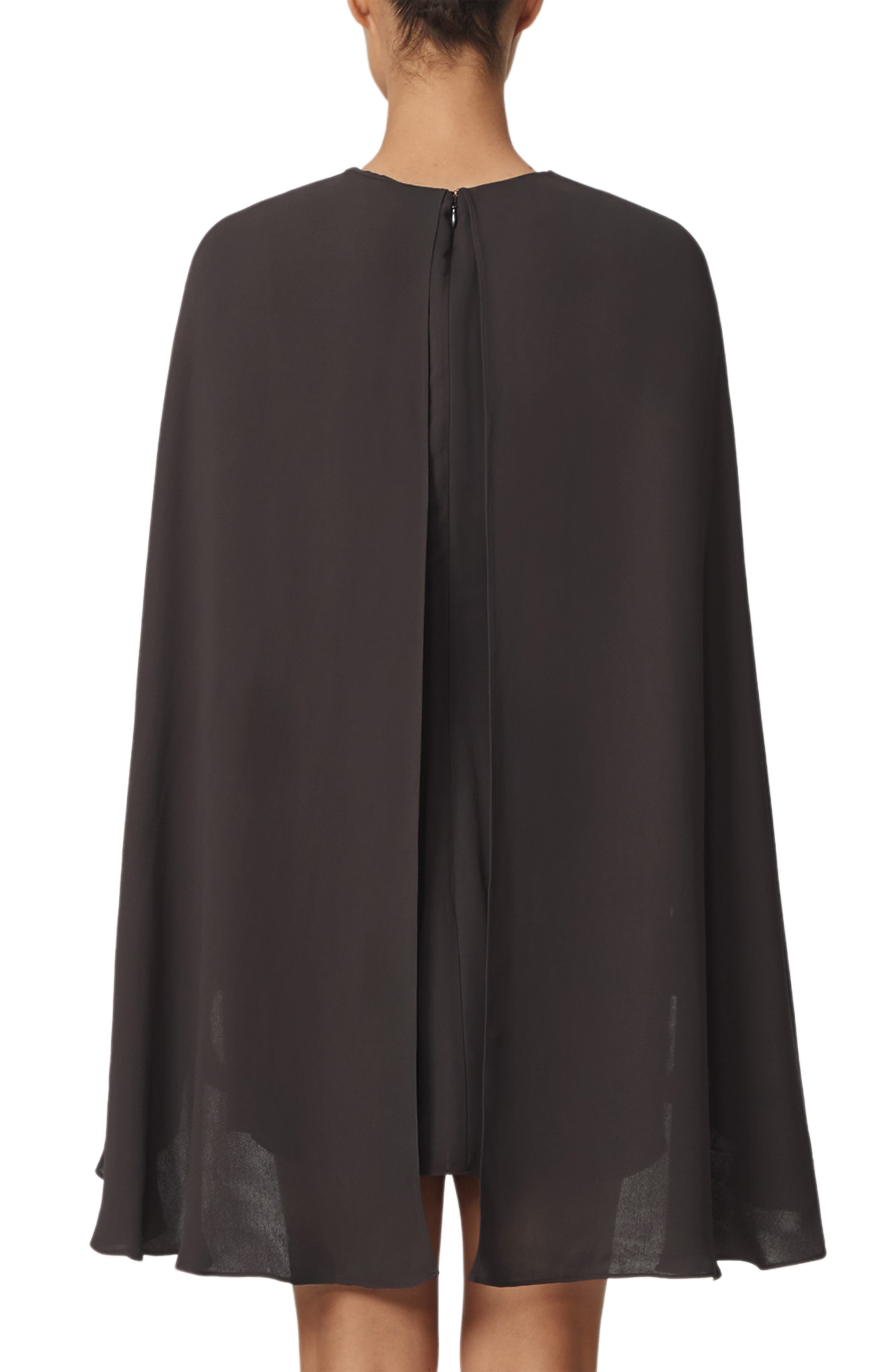 Cassidy Long Sleeve Cape Minidress - image 2