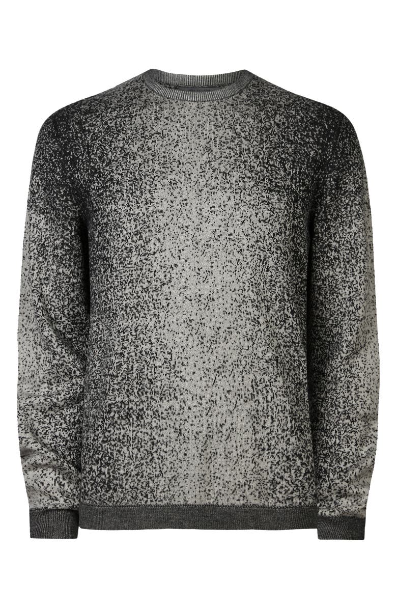 John Varvatos Tyrrell Pixel Regular Fit Cotton, Alpaca & Silk Sweater, Alternate, color, 