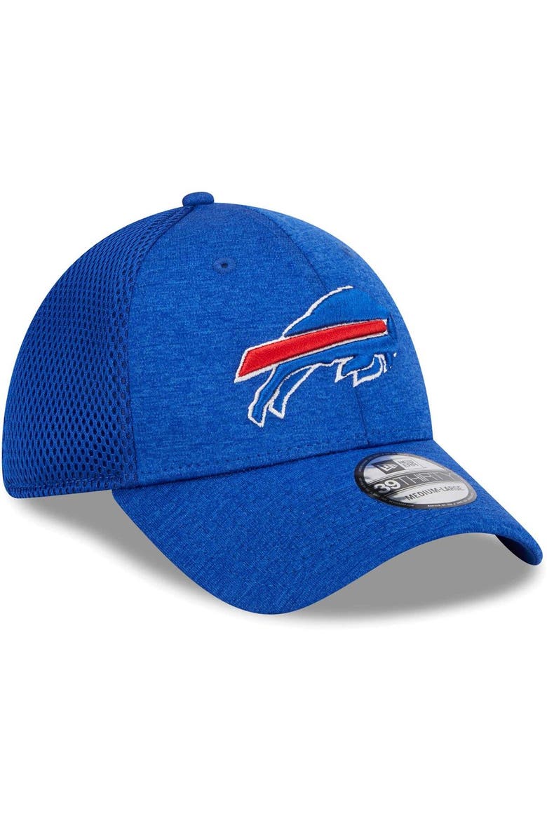Men's New Era Royal Buffalo Bills Stripe 39THIRTY Flex Hat, Alternate, color, Royal